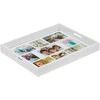 Nuotraukų rėmelis ZEP nuotraukų dėklas baltas 45x35 medinis nuotraukų dėklas 9 nuotraukos W006
