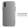 Obliq Slim Meta – dėklas, skirtas iPhone Xs / X (satino sidabro)