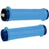 Vairo rankenėlės ODI Troy Lee Designs Signature MTB Lock-On Aqua w/ Mėlyna Clamps