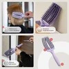 Plaukų šepetys džiovinimui Olivia Garden Fingerbrush Lavender Medium