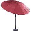 Beliani Lumarko Garden Umbrella 255 cm raudona BAIA!