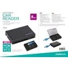 Kortelių skaitytuvas Omega (OUCR33IN1) (Micro SDHC,SDHC,SDXC USB 3.0) juodas