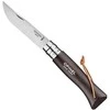 Opinel France Peilis Opinel Colorama 08 Inox Grab rudas, su dirželiu