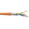 Oranžinis Draka instaliacinis kabelis UC900 HS23, Cat 7, S/FTP, PiMF, oranžinis, 50m žiedas
