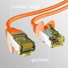 Efb Elektronik M-Cab CAT6A Oranžinis 1.5M PATCH CORD/RJ45 S/FTP LSZH 10GBIT CU LAN