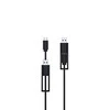 Dell D6000 - Wired - USB 3.2 Gen 1 (3.1 Gen 1) Type-C - USB Type-A,USB Type-C - 10,100,1000 Mbit/s - Juodas - Dell