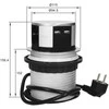 Orno Baldų lizdas - 10 cm ištraukiamas nuo stalviršio su USB įkrovikliu ir 1,5 m laidu, 3x2P + Z, 2xUSB