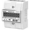 Orno 3 fazių elektros skaitiklis, 80A, MID, 3 moduliai, DIN TH-35mm