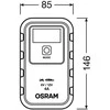 Akumuliatoriaus įkroviklis OSRAM 904, 6–12 V