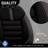 Amio Universalūs sėdynių užvalkalai OTOM, LIMITED - juoda / raudona