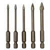 Grąžtas Bosch HEX-9 kietos keramikos 6 mm mišinys: 3xHEX-9 ir 2xCYL-3
