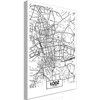 Artgeist Paveikslas - City Plan: Lodz (1 Part) Vertical