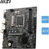 Pagrindinė plokštė MSI | PRO H610M-G | Procesorių šeima Intel | Procesoriaus lizdas LGA1700 | DDR5 | Palaikomos standžiojo disko sąsajos SATA, M.2 | SATA jungčių skaičius 4