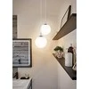 Paulmann Gaublys pakabinamas šviestuvas Pakabinamas šviestuvas IP44 maks. 20W E27 satinas/chromas 230V stiklas/metalas