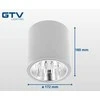 GTV Lubinis šviestuvas DRAGO, maks. 60W, E27, AC220-240V, 50-60Hz, IP20, 172*180mm, baltas