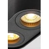 GTV Lubinis šviestuvas SENSO DUO, aliuminis, 83x165x110, IP20, maks. 50 W, apvalus, juodas