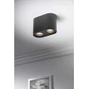 GTV Lubinis šviestuvas SENSO DUO, aliuminis, 83x165x110, IP20, maks. 50 W, apvalus, juodas