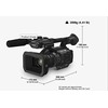 Vaizdo kamera Panasonic HC-X1E (MOS, 9,46 MP, 20x, 10x, 8,8 - 176 mm, 25,4 - 508 mm)