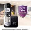 Panasonic Juodas fiksuotojo ryšio telefonas