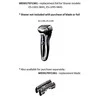 Panasonic WES 9173 skustuvas ir tinklelis