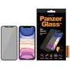 Panzer Glass PanzerGlass | P2665 | Ekrano apsauga | Apple | iPhone Xr/11 | Grūdintas stiklas | Juodas | Konfidencialumo filtras; Viso kadro aprėptis; Nedūžtančios filmas (sulaiko stiklą ir apsaugo nuo stiklo šukių dūžtant); Tinkamas dėklui – suderinamas su visais dėklais; Anti-glare danga (sumažina šviesos atspindį); Mėlyna šviesos mažinimas; Lengvas montavimas su pilnais klijais; Oleofobinis sluoksnis (antibakterinis + antipirštų atspaudas); 100% prisilietimo išsaugojimas; Išlaiko visas telefono funkcijas