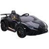 Lean Cars Vienvietis elektromobilis vaikams Lamborghini Huracan, juodas