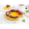Patisse tešlos formos 28 x 3 cm sidabro plieno