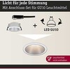 Lubinis šviestuvas Paulmann LUBŲ PROŽEKTORIUS COLE Baltas / SIDABRINIS MATINIS