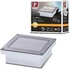 Paulmann Lauko saulės kolektorius Aron IP67 3000K metalinis judesio jutiklis 5/40lm 10*10cm (PL94238) -