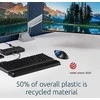Kensington ProFit Ergo TB450 Trackball Belaidė pelė, RF belaidė + Bluetooth, 1600 DPI, Juodas/Mėlyna