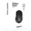 Tyli belaidė optinė pelė Logitech B330, Juoda