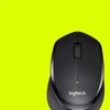 Tyli belaidė optinė pelė Logitech B330, Juoda
