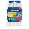 Pelikan Colourella DUO 10 vnt., dvišalės vėliavos (973172)