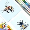 Akvareliniai dažai tūbelėse iš 12 PENTEL spalvų