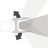 Oranžinis Petzl E095BB01 SWIFT RL Stirnlampe oranžinis