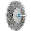 Metalinis šepetys su koteliu PFERD RBU 10010/6 INOX 0,30 SG