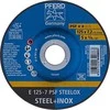 Metalo šlifavimo diskas Ø125x7x22mm A24 L PSF-INOX PFERD