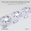 Phanteks D30 PWM Regular Airflow, D-RGB korpuso ventiliatorius, 3-pack – 140mm, baltos spalvos