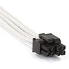 PHANTEKS 8-pin EPS12V extension 50cm – sleeved baltos spalvos