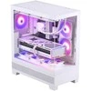 Phanteks XT View grūdinto stiklo langai, D-RGB - balta