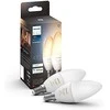 „Philips Hue“ E14 4W WA BT žvakės, 2 vnt. pakuotėje