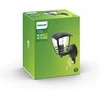 Philips Sieninis lauko šviestuvas CREEK, E27, juodas, IP44, su judesio davikliu