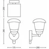 Philips Sieninis lauko šviestuvas CREEK, E27, juodas, IP44, su judesio davikliu