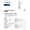 LED lemputė Philips Fil B35, 5W, E14, WW, 470-190-50lm