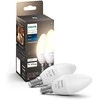 Philips Hue Dviejų E14 lempučių komplektas (Baltos šviesos)