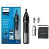 Philips series 3000 Patogi nosies, ausų ir antakių kirpimo mašinėlė NT3650/16 100 % atspari vandeniui, dvipusė apsaugos sistema