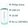 Philips USB 3.0 16GB Snow Edition Ocean Mėlyna