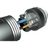 Phoenix Contact 3-pin tiesiai M8 kištukas lizdas žalvario jungtis 0, 14- 5 mm2 SACC- M 8FS- 3COM- SW (1506888)