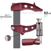 Spaustuvas PIHER Maxipress E 40cm, žiočių gylis 9,5cm, maks. 8500N