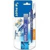 Pilot Pen FriXION Clicker mėlyna 0,7 + užtaisai